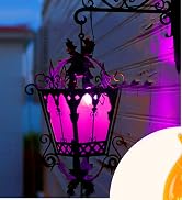 Bitrue LED Flame Light Bulbs, 4 Modes Purple Flame Effect Light Bulbs, E26 Base Fire Light Bulb w...