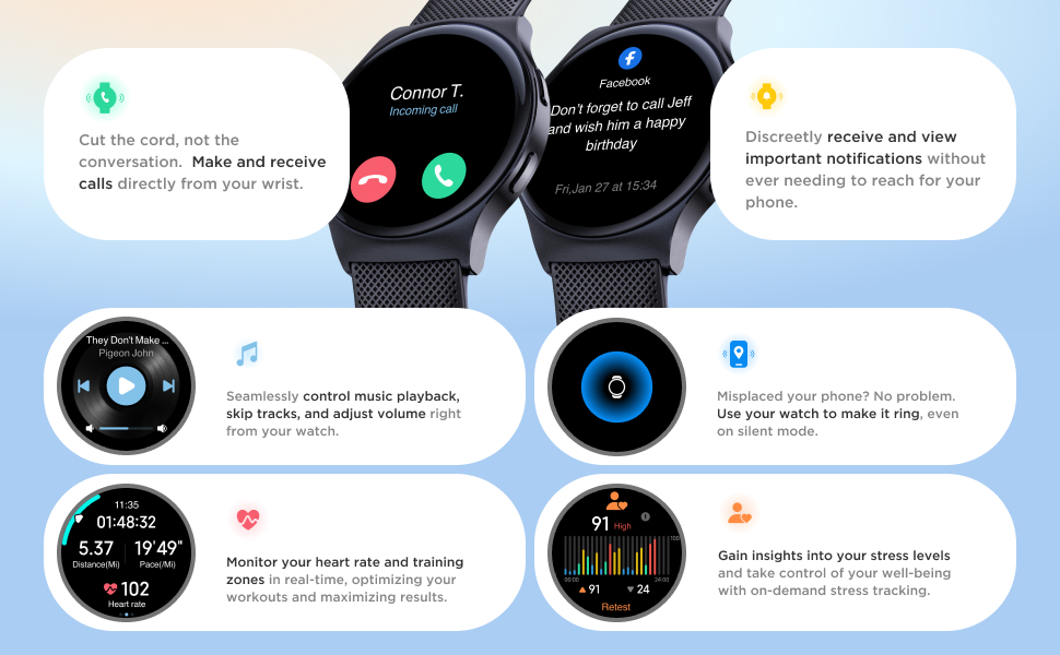 moto watch 120, smart watch answer calls, smart watch men