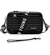 WisePoint Mini Suitcase Crossbody Bag, Plastic Mini Suitcase Bag Suitcase Purses Stylish Suitcase...