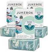 JUKEBOX Soap, Sky Blue Malibu, Natural Bar Soap for Women, Cold Process, Bath Soap with No Harmfu...