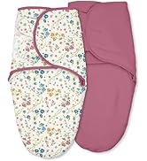 CIVARUA KIDS Baby Swaddles for Newborn Organic Cotton,Soft & Snug Newborn Velcro Swaddle 0-3 Mont...