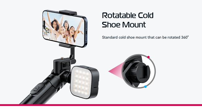 The tripod made of 7-section ABS allows for quick and trouble-free setup