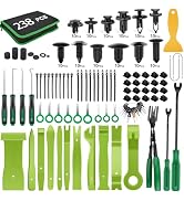 GOOACC 238Pcs Trim Removal Tool, Auto Push Pin Bumper Retainer Clip Set Fastener Terminal Remover...