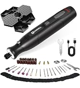 HARDELL Cordless Rotary Tool 3D Print Sanding 360° Rotatable Storage Box | 5 Speed 5000-18000RPM,...