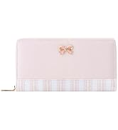 Sunwel Fashion Cute Wallets Girls Coquette Bow Small Wallet Pink Aesthetic with Card Slots ID Win...