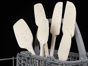 dishwasher safe silicone spatulas, cooking utensils, silicone scrapers