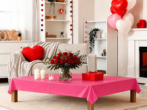 plastic tablecloth