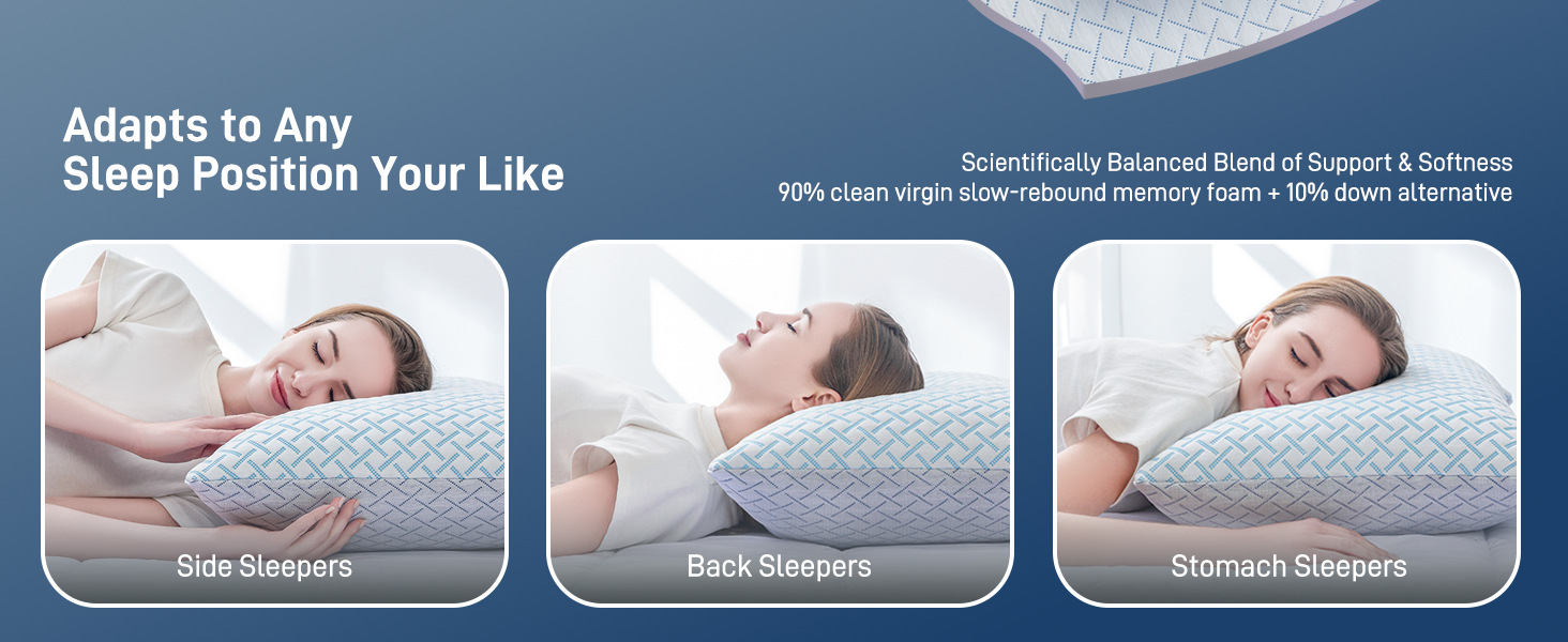 Adapts to Any Sleep Position Your Like