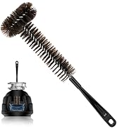 Garbage Disposal Cleaner Brush, Extra Long Handle for Deep Cleaning, 3D Nylon Brush Head Eliminat...