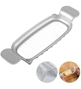WYCWYQDR Butter & Cheese Slicer Stainless Steel Multipurpose Cheese Slicer,With Ergonomic Handle,...