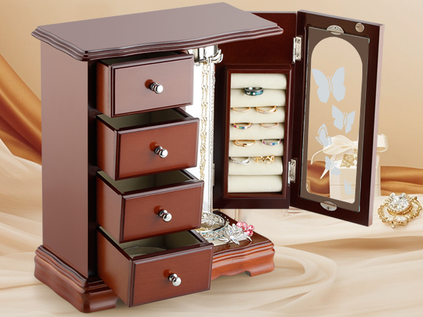 wooden jewelry boxes