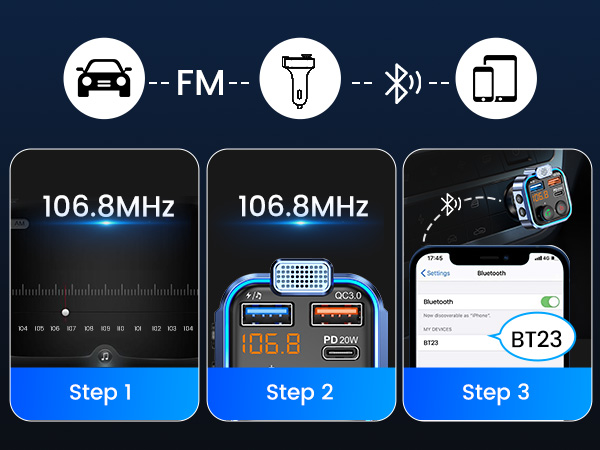 Bluetooth FM Transmitter