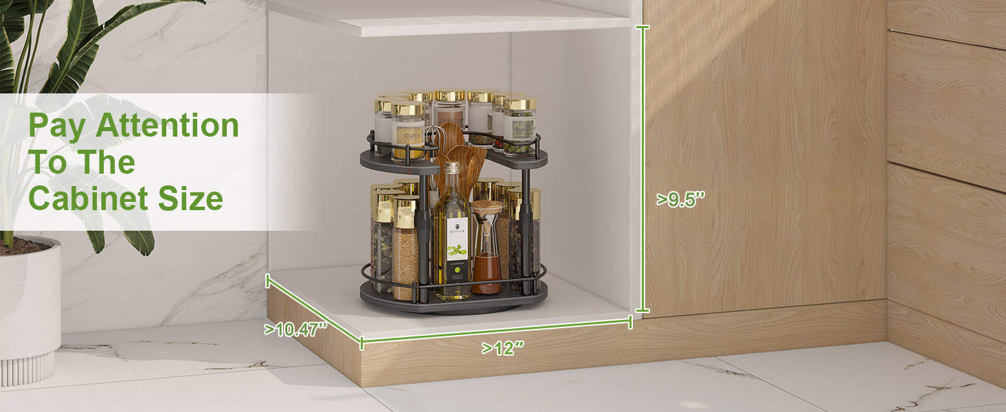 spice rack for cabinet