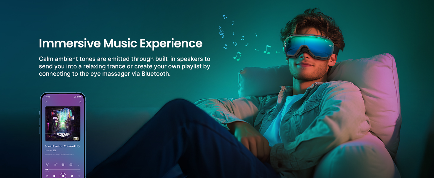 eye mask with bluetooth music