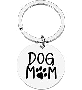 PLwelth Dog Mom Keychain Funny Keychain for Women Mom Charm Accessory Keyring Gifts for Her Birth...