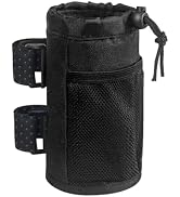 VCYOPN Cup Holder for Bike, Oxford Fabric Handlebar Water Bottle Holders with Mesh Pockets & Cord...