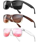 KALIYADI Womens-Sunglasses Polarized-Sunglasses for Women: Retro Trendy Sun Glasses With UV400 Pr...