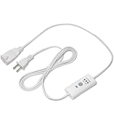 Hunanbang Timer for Small Appliances Timer Plug for Electrical Outlet, 12 Hour Programmable Indoo...