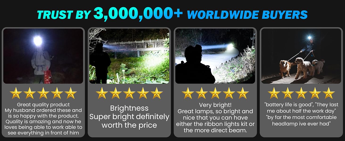 head lamp rechargeable led
