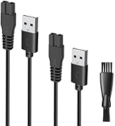 wotdmu USB Charger Cord Compatible with MANSPOT Trimmer, 5V Charger with 1 Cleaning Brush, 3.3ft ...