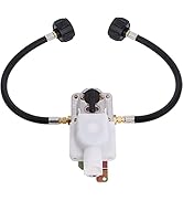 RV Propane Regulator 2 Stage, Auto Changeover LP Propane Gas Regulator, Dual Propane Tank Regulat...