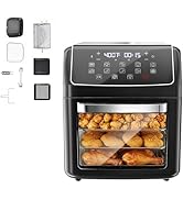 NEWBULIG 12.6Qt Family Air Fryer Oven,XL Large Air Fryers with Removable, Dishwasher-Safe Parts, ...