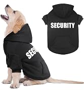 Dog Sweaters for Small Dogs Security Dog Hoodie Sweater Soft Brushed Fleece Pet Clothes Pet Hoodi...
