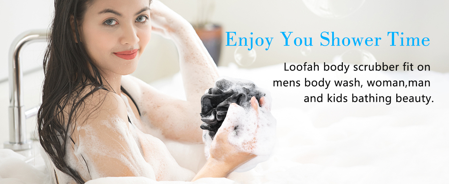 shower scrubber loofa