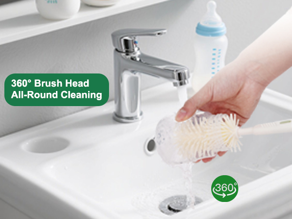 bottle brush;baby bottle cleaner;silicone bottle brush;bottle washing kit;bottle brush baby;