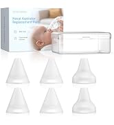 Jordcaslee Nasal Aspirator Replacement Tips Compatible with GROWNSY, X-Bosak, Watolt, LittleTora,...