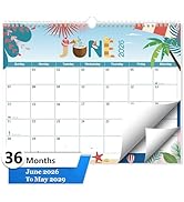 GuassLee Academic Wall Calendar 2026-2029, 36 Months Running from Jun. 2026 to May. 2029, 14" X 1...