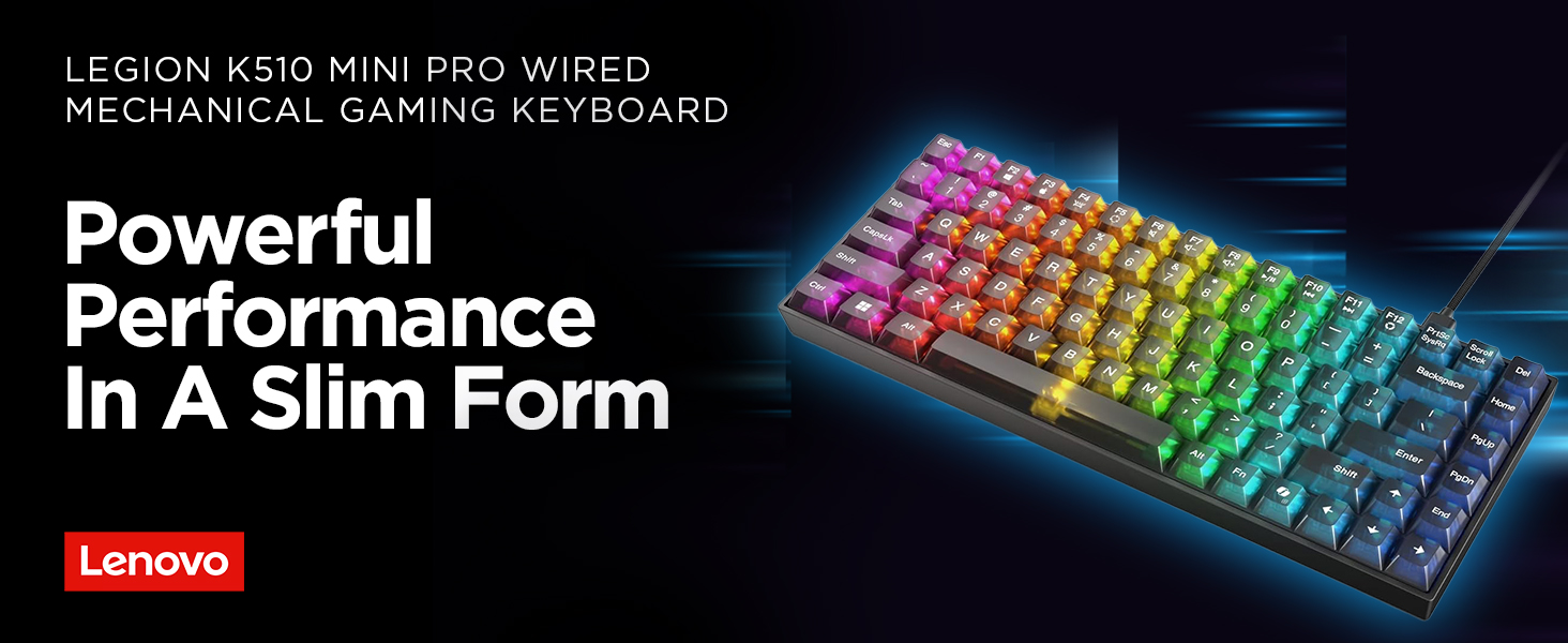 Lenovo Legion K510 Mini Pro Wired Mechanical Gaming Keyboard