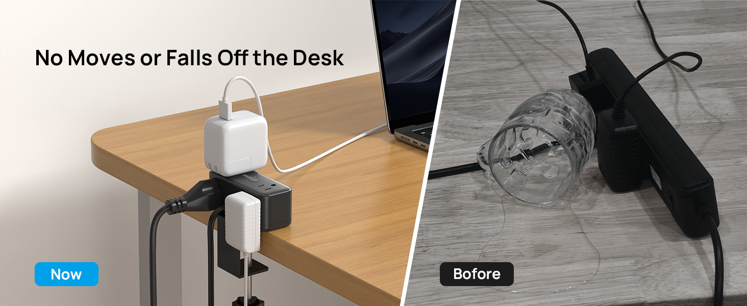power strip desk mount