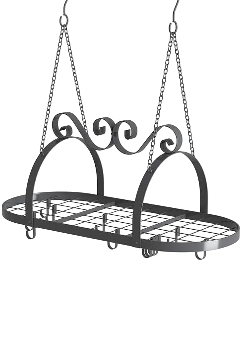 pan hanging rack for ceiling