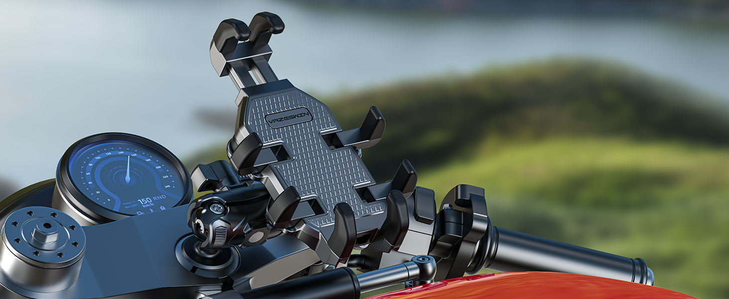 stem motorcycle phone mount