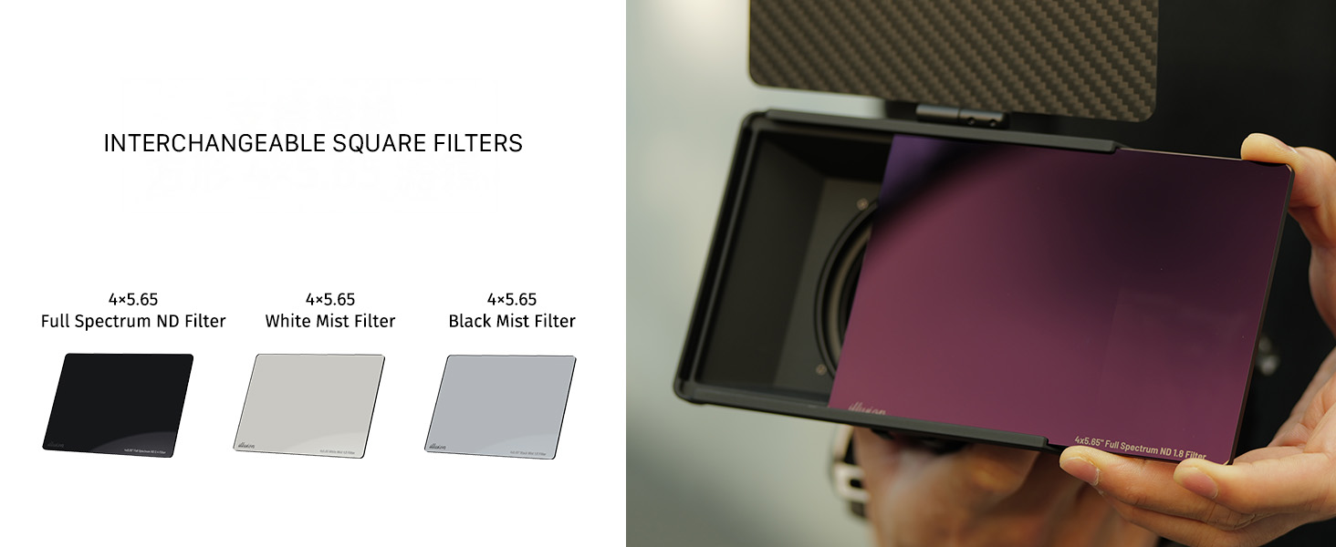 Interchangeable Square Filters