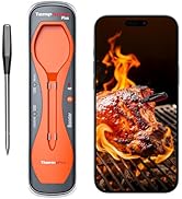 ThermoPro TempSpike Plus 600FT Wireless Meat Thermometer with Upgraded Ultra-Thin Probe, Bluetoot...