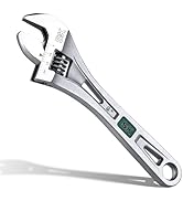 SK 6-Inch Adjustable Wrench, 3/4" Jaw Capacity, Cr-V Steel, SAE&Metric Scales