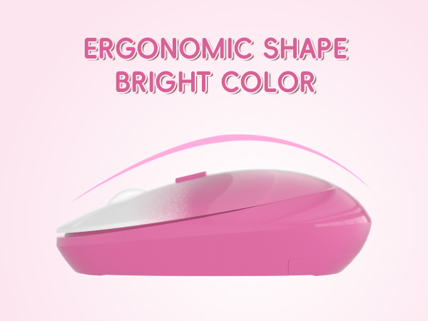 Wireless Keyboard Mouse Combo 2.4Ghz Cute Colorful 104 Keys Full Size Retro Typewriter