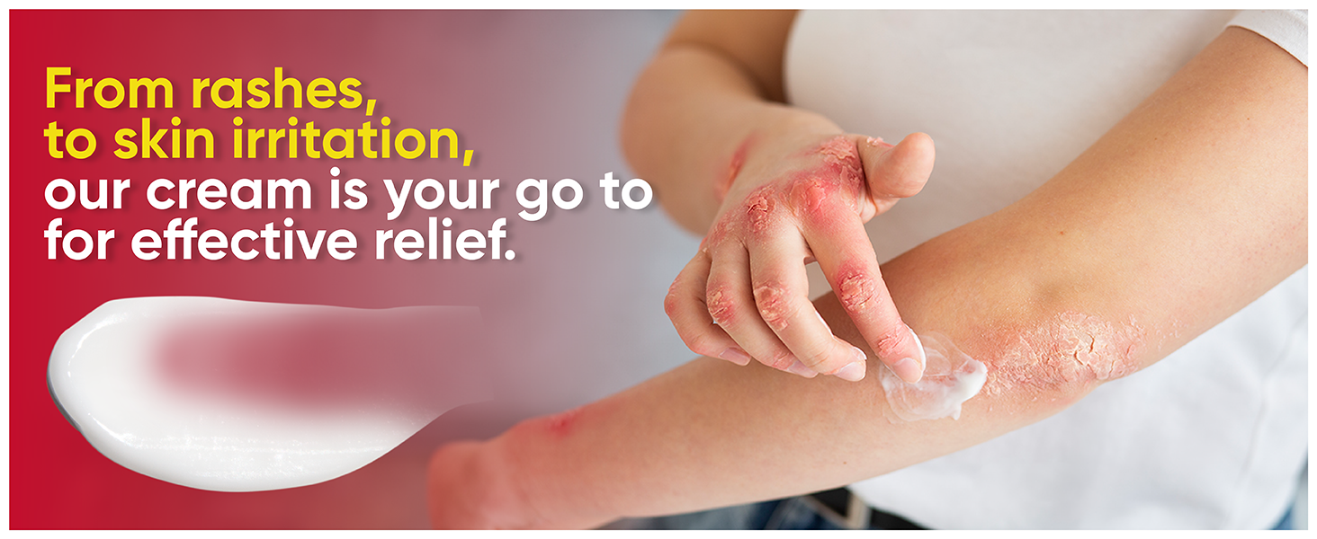 Relief From rashes to Skin Irritation.