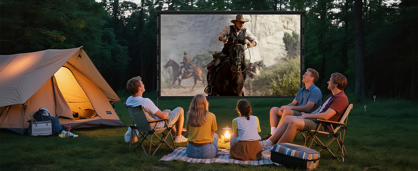 120inch outdoor projector screen