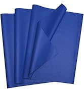 Bobobag 100 Sheets Blue Tissue Paper, 20" x 14" Tissue Paper for Gift Bags, Bulk Gift Wrapping Ti...
