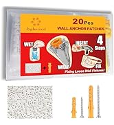 Drywall Anchor Repair Kit,Loose Wall Anchor Fix Patches,Ideal for Drywall and Masonry,Only Wet Ca...