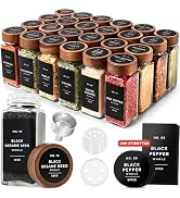 Square Spice Jars with