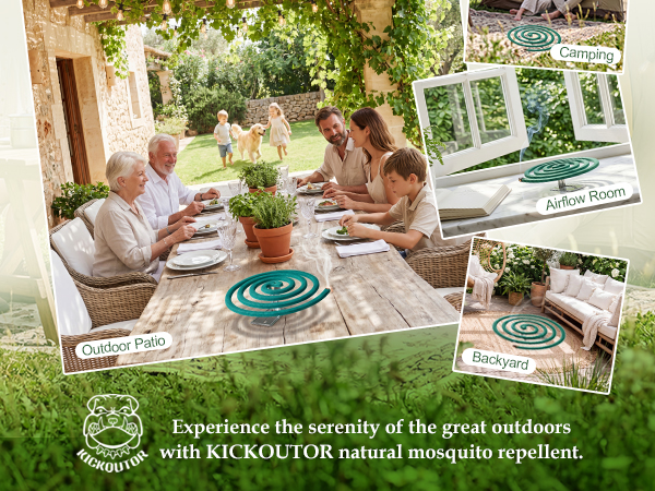 mosquito repellent outdoor patio coils