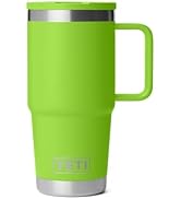 YETI Rambler 20 oz Travel Mug with Flip Straw Lid – Stainless Steel, Vacuum Insulated, Leakproof,...