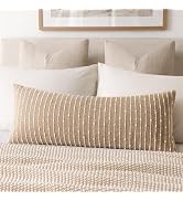 Foindtower Pack of 1 Decorative Long Jacquard Boucle Throw Pillow Cover Accent Modern Lumbar Body...