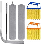 Retractable Gap Dust Cleaner Under Appliance Cleaning Tool,Window Blind Cleaner Duster Tool,4pcs ...