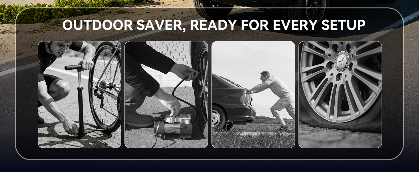portable air compressor for car tires