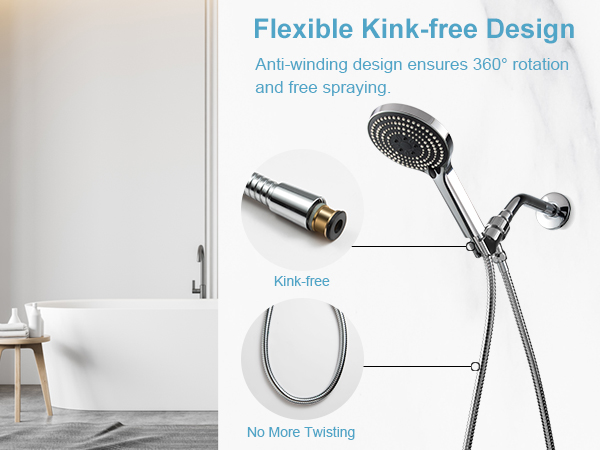large bore shower hose